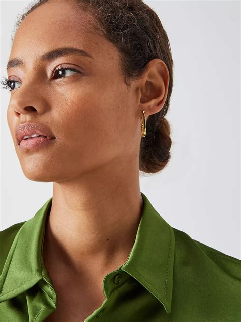 john lewis gold hoop earrings